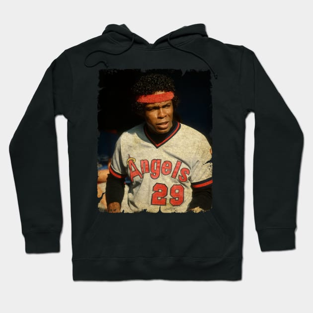 Rod Carew in Los Angeles Angels of Anaheim Hoodie by SOEKAMPTI